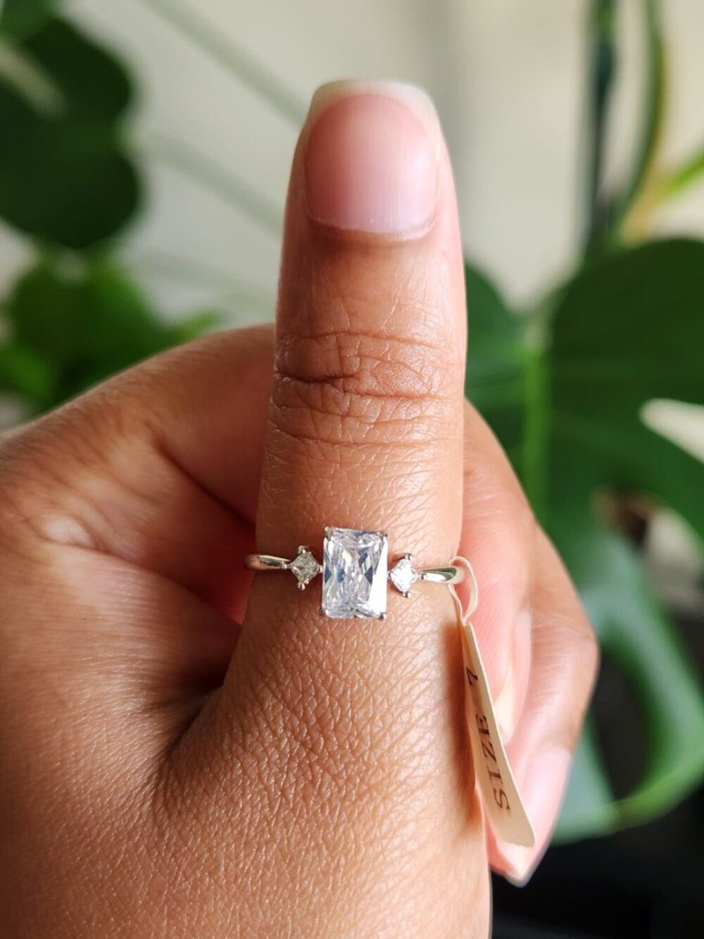 Sterling Silver Cubic Zirconia Ring